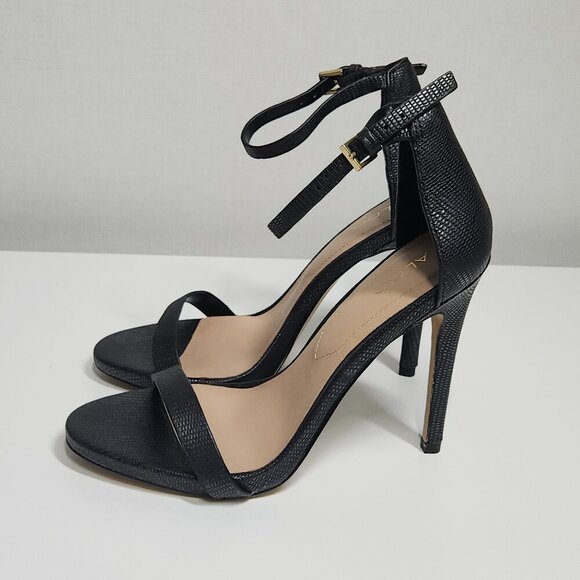 Aldo Black Stiletto Heel Sandals Women's Size 6 - Picture 6 of 11